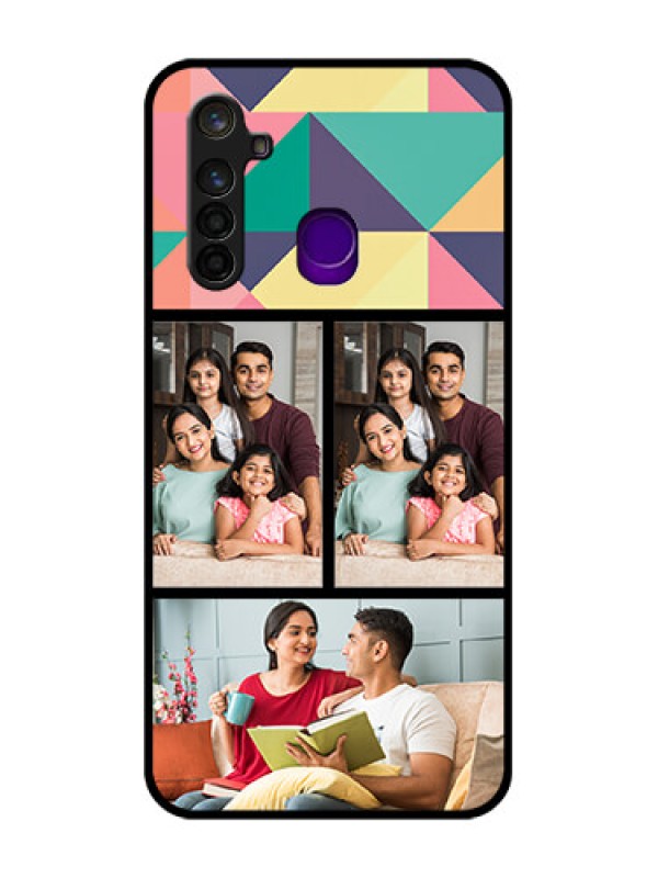 Custom Realme 5 Pro Custom Glass Phone Case  - Bulk Pic Upload Design