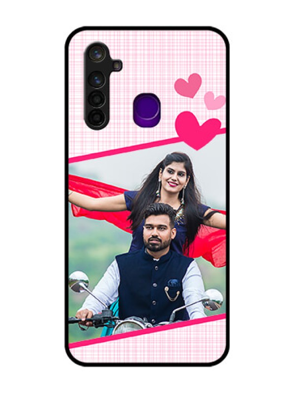 Custom Realme 5 Pro Custom Glass Phone Case  - Love Shape Heart Design
