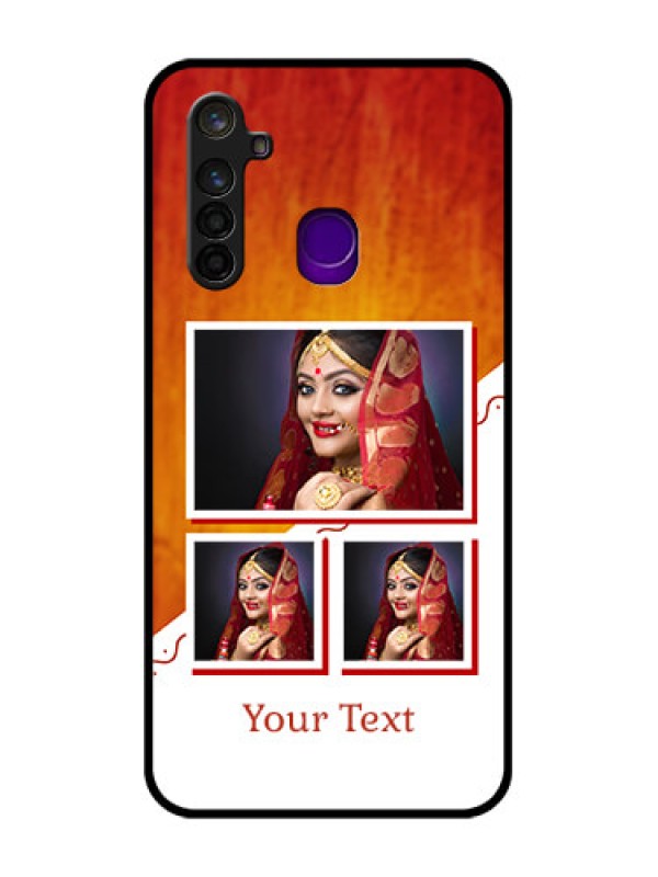 Custom Realme 5 Pro Custom Glass Phone Case  - Wedding Memories Design  