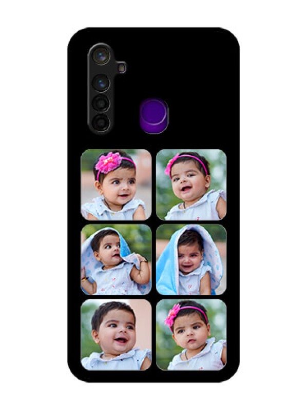 Custom Realme 5 Pro Photo Printing on Glass Case  - Multiple Pictures Design