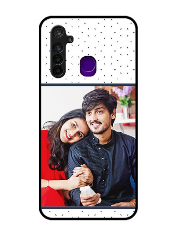 Custom Realme 5 Pro Personalized Glass Phone Case  - Premium Dot Design