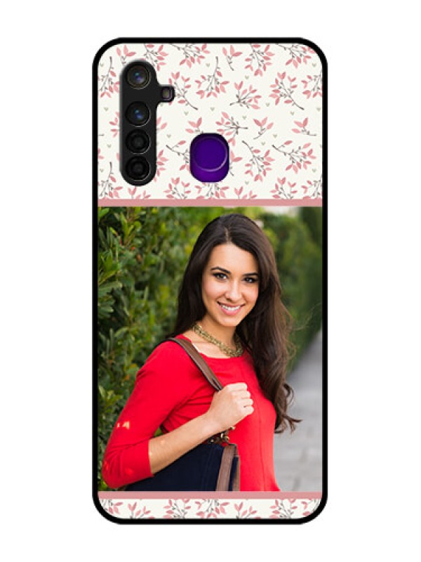 Custom Realme 5 Pro Custom Glass Phone Case  - Premium Floral Design