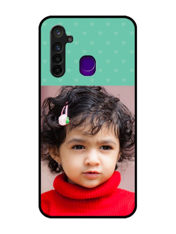 Custom Realme 5 Pro Custom Glass Phone Case  - Lovers Picture Design