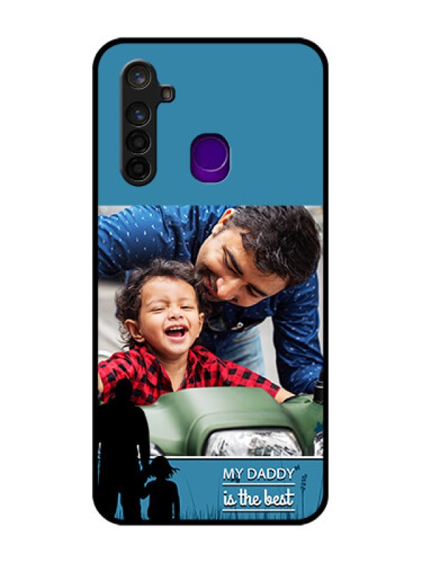 Custom Realme 5 Pro Custom Glass Mobile Case  - Best dad design 