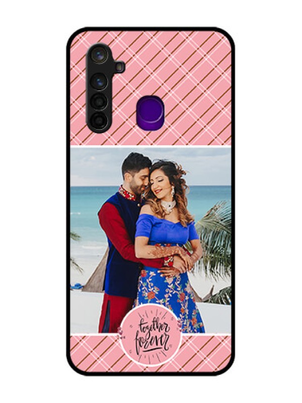 Custom Realme 5 Pro Personalized Glass Phone Case  - Together Forever Design