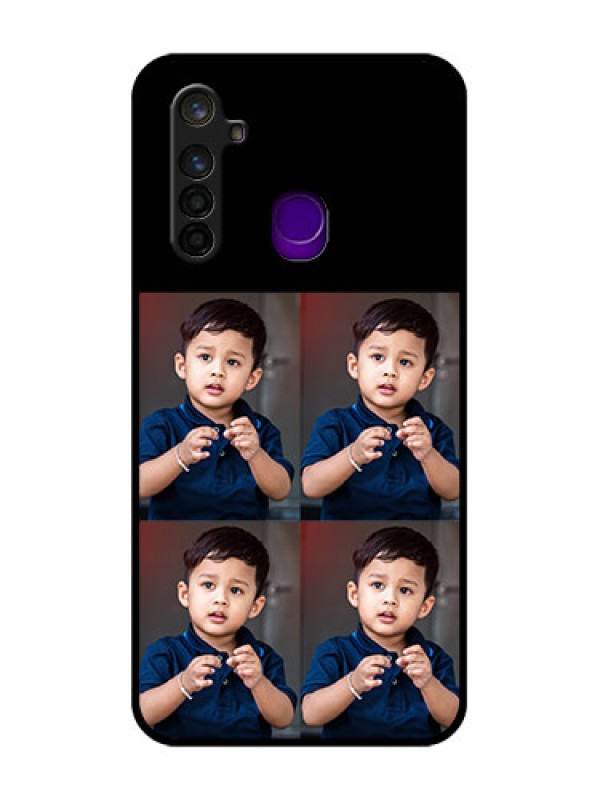 Custom Realme 5 Pro 4 Image Holder on Glass Mobile Cover