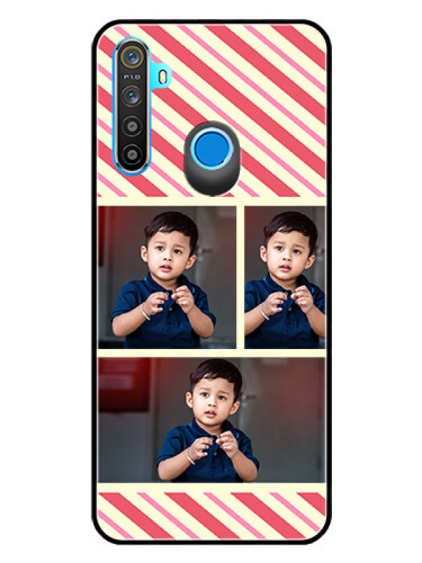 Custom Realme 5 Personalized Glass Phone Case  - Picture Upload Mobile Case Design
