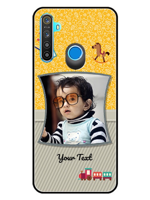 Custom Realme 5 Personalized Glass Phone Case  - Baby Picture Upload Design