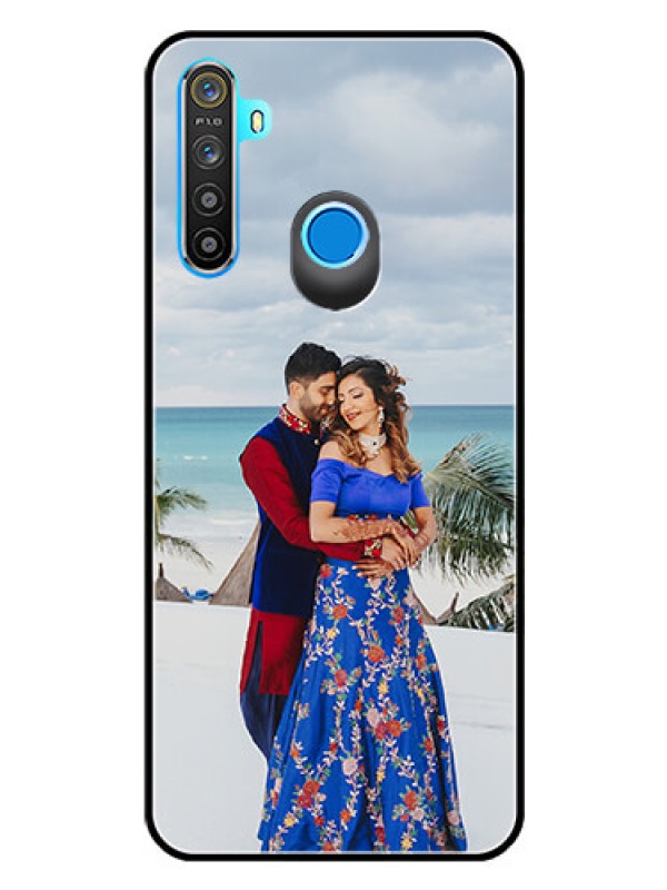 Custom Realme 5 Photo Printing on Glass Case  - Upload Full Picture Design