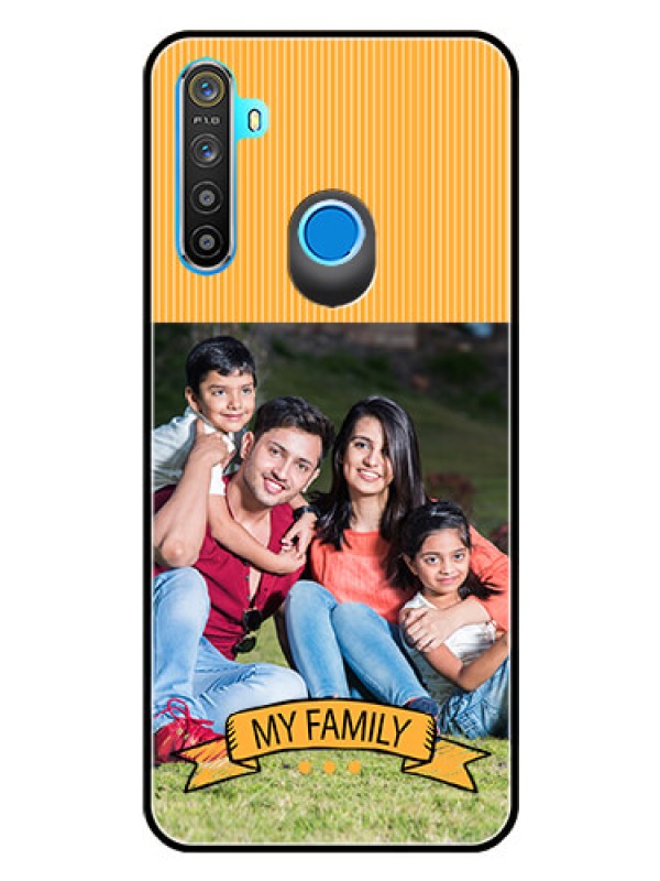 Custom Realme 5 Custom Glass Phone Case  - My Family Design