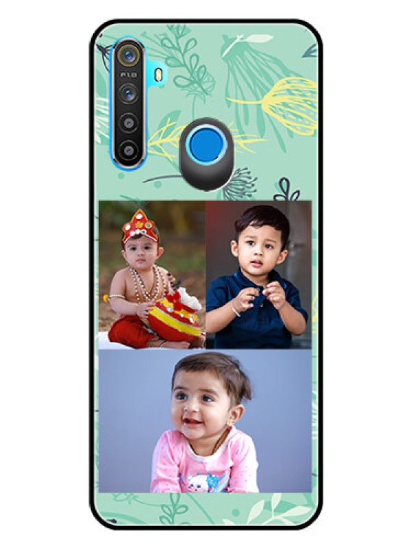 Custom Realme 5 Photo Printing on Glass Case  - Forever Family Design 