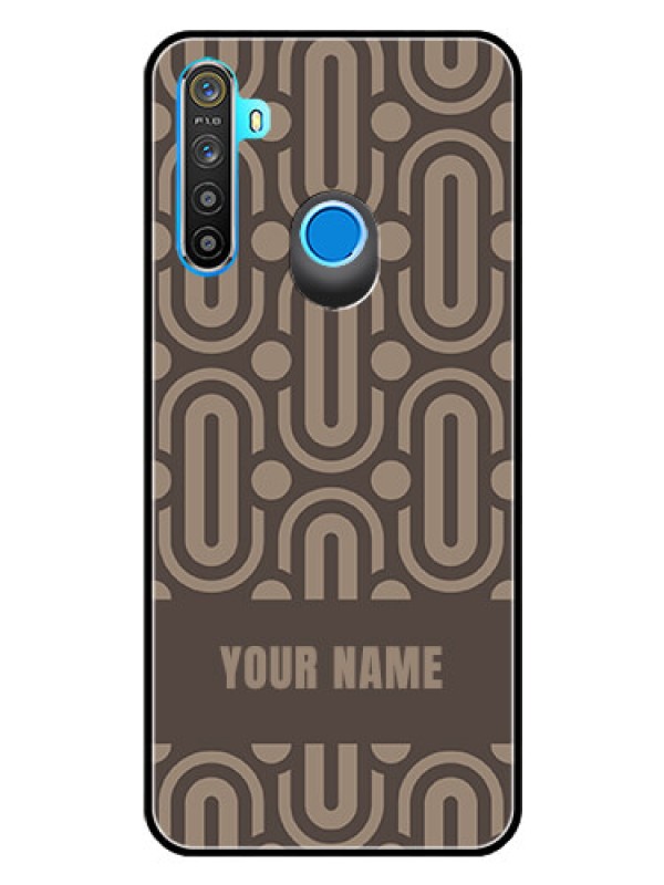 Custom Realme 5 Custom Glass Phone Case - Captivating Zero Pattern Design