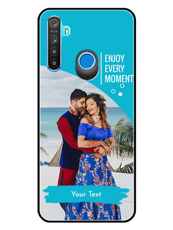 Custom Realme 5s Custom Glass Mobile Case  - Happy Moment Design