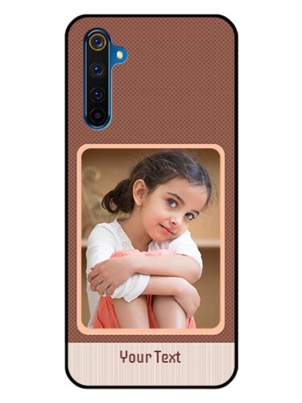 Custom Realme 6 Pro Custom Glass Phone Case  - Simple Pic Upload Design