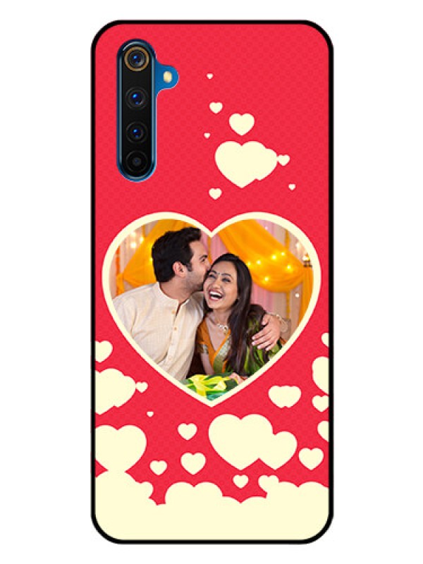 Custom Realme 6 Pro Custom Glass Mobile Case  - Love Symbols Phone Cover Design