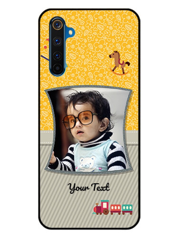 Custom Realme 6 Pro Personalized Glass Phone Case  - Baby Picture Upload Design