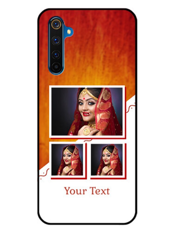 Custom Realme 6 Pro Custom Glass Phone Case  - Wedding Memories Design  