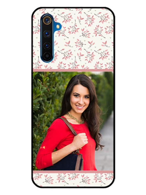 Custom Realme 6 Pro Custom Glass Phone Case  - Premium Floral Design