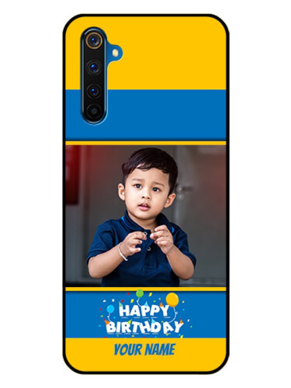 Custom Realme 6 Pro Custom Glass Mobile Case  - Birthday Wishes Design