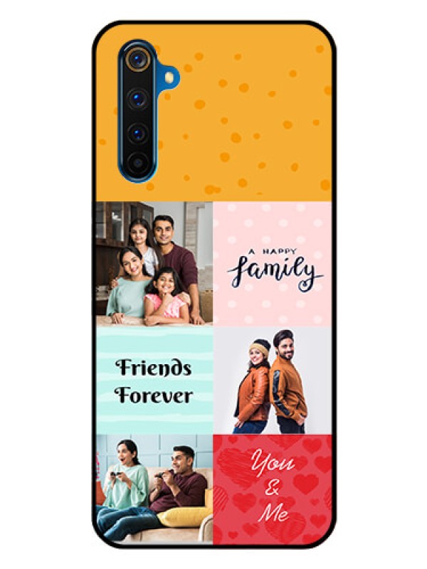 Custom Realme 6 Pro Personalized Glass Phone Case  - Images with Quotes Design
