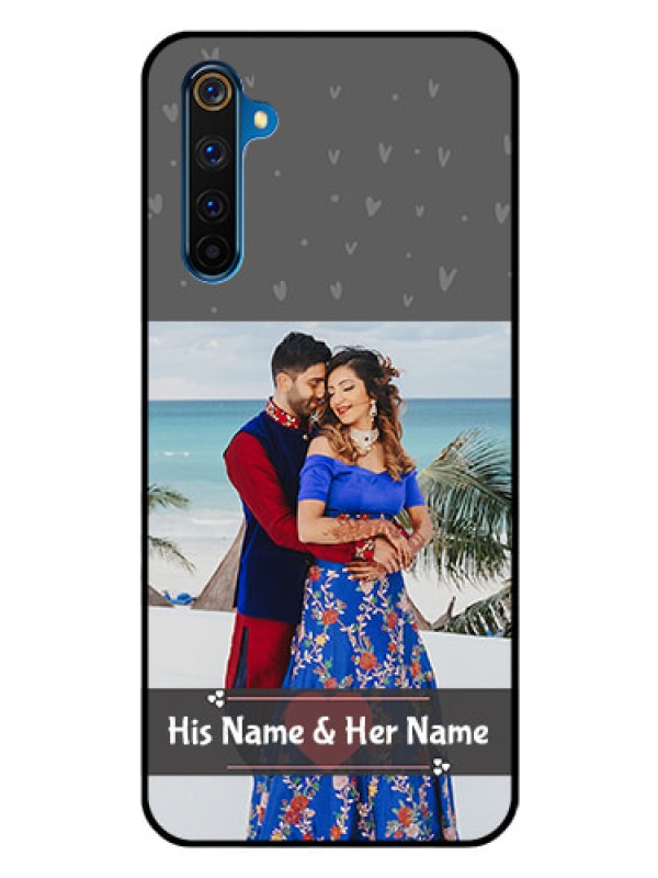 Custom Realme 6 Pro Custom Glass Mobile Case  - Buy Love Design with Photo Online