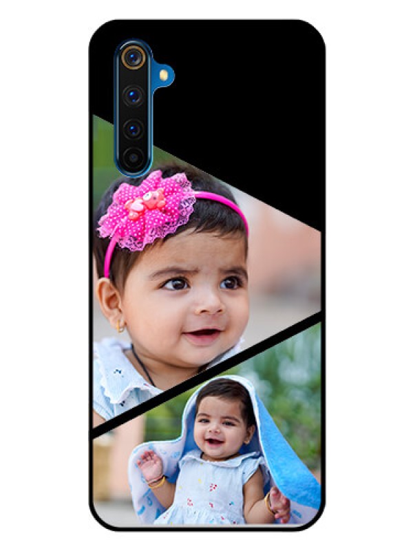 Custom Realme 6 Pro Custom Glass Phone Case  - Semi Cut Design