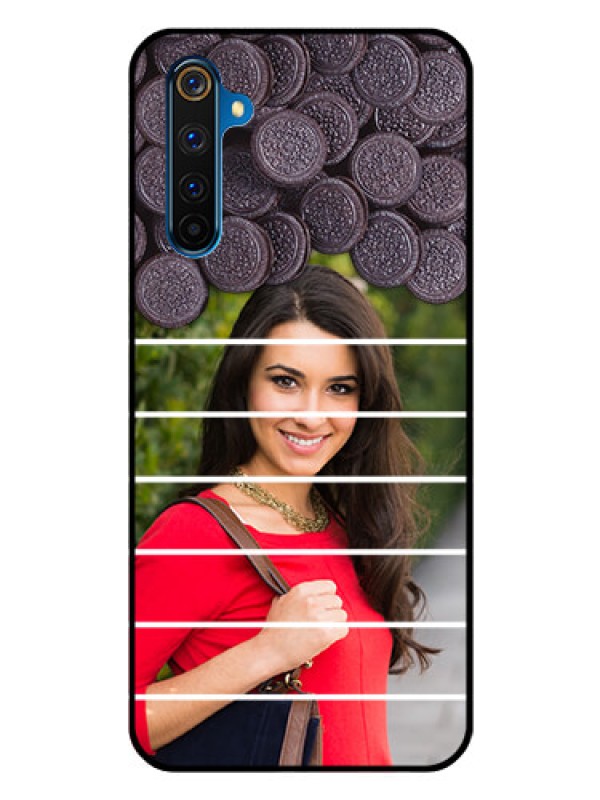 Custom Realme 6 Pro Custom Glass Phone Case  - with Oreo Biscuit Design