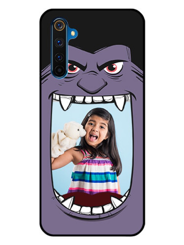 Custom Realme 6 Pro Custom Glass Phone Case  - Angry Monster Design