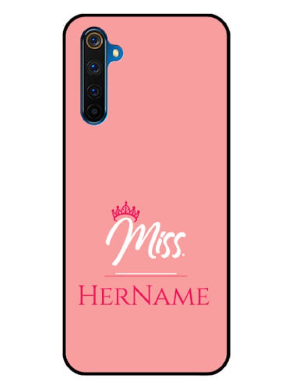 Custom Realme 6 Pro Custom Glass Phone Case Mrs with Name