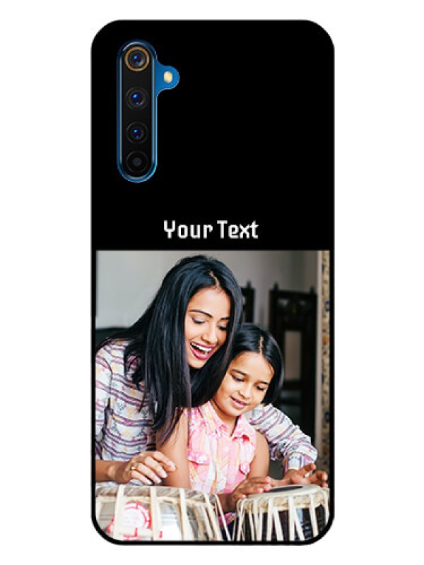 Custom Realme 6 Pro Photo with Name on Glass Phone Case