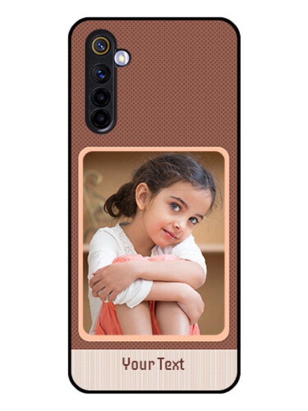 Custom Realme 6 Custom Glass Phone Case  - Simple Pic Upload Design