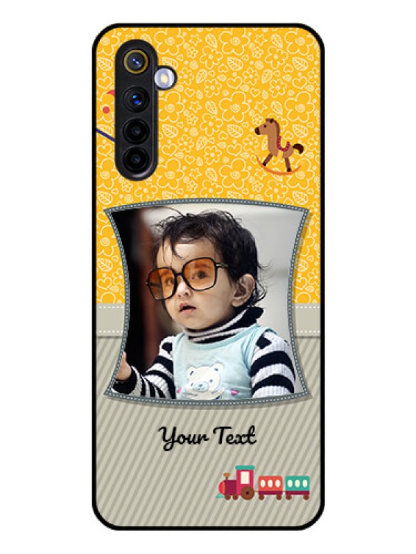 Custom Realme 6 Personalized Glass Phone Case  - Baby Picture Upload Design