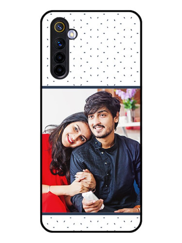 Custom Realme 6 Personalized Glass Phone Case  - Premium Dot Design