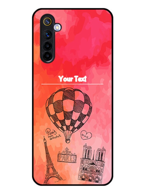 Custom Realme 6 Custom Glass Phone Case  - Paris Theme Design