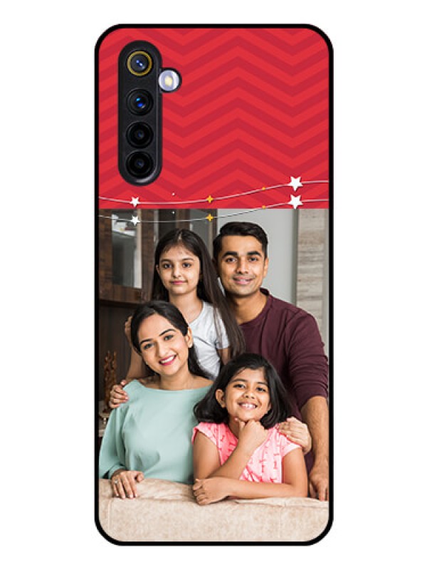 Custom Realme 6 Personalized Glass Phone Case  - Happy Family Design