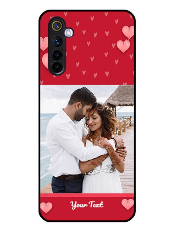 Custom Realme 6 Custom Glass Phone Case  - Valentines Day Design