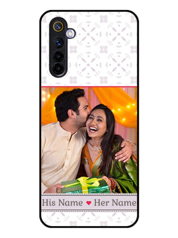 Custom Realme 6 Custom Glass Mobile Case  - with Photo and Ethnic Design