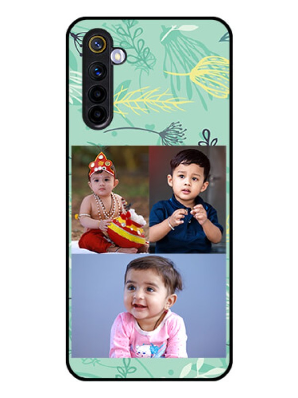 Custom Realme 6i Photo Printing on Glass Case  - Forever Family Design 
