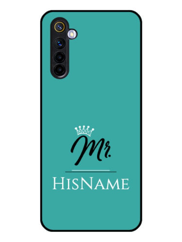 Custom Realme 6i Custom Glass Phone Case Mr with Name