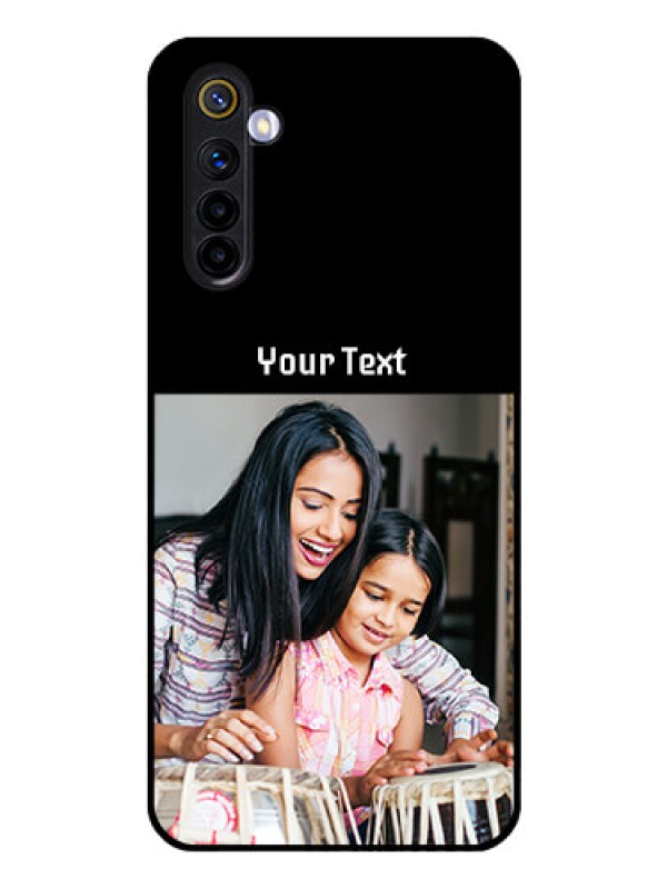 Custom Realme 6i Photo with Name on Glass Phone Case