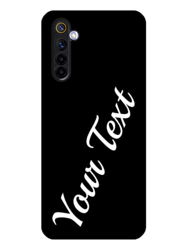 Custom Realme 6i Custom Glass Mobile Cover with Your Name