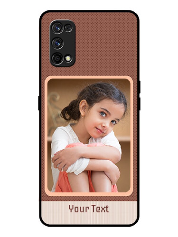Custom Realme 7 Pro Custom Glass Phone Case  - Simple Pic Upload Design