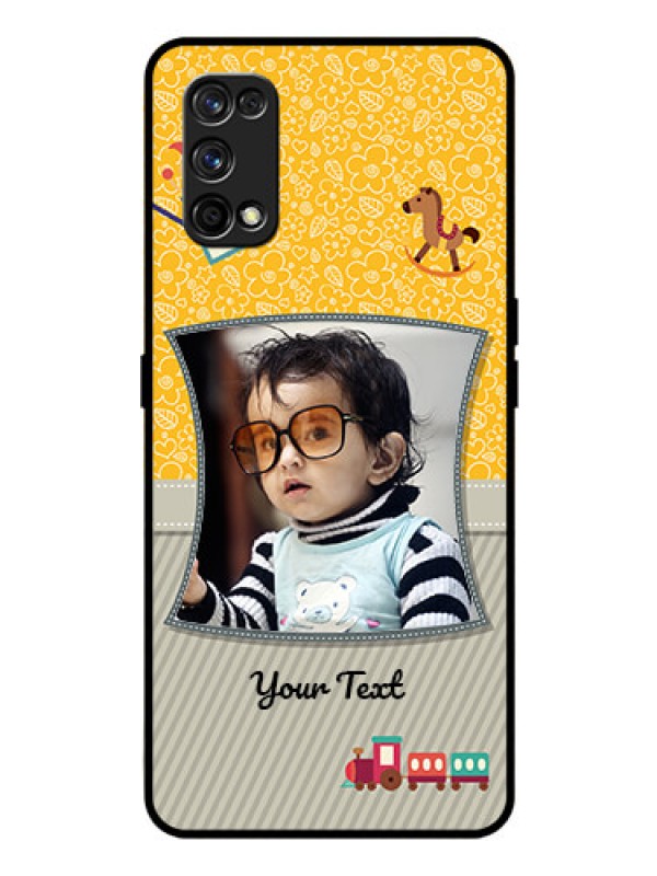 Custom Realme 7 Pro Personalized Glass Phone Case  - Baby Picture Upload Design