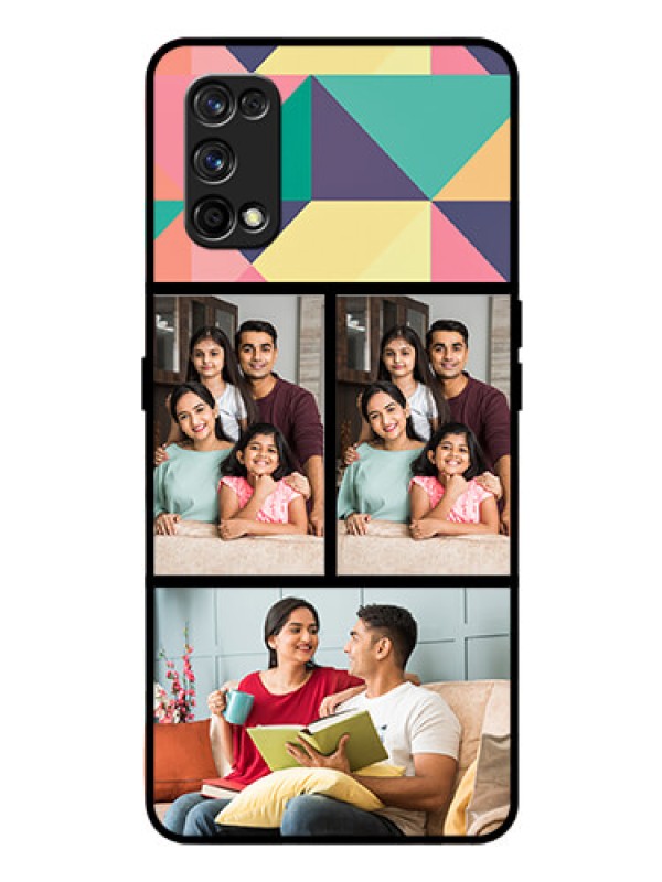 Custom Realme 7 Pro Custom Glass Phone Case  - Bulk Pic Upload Design