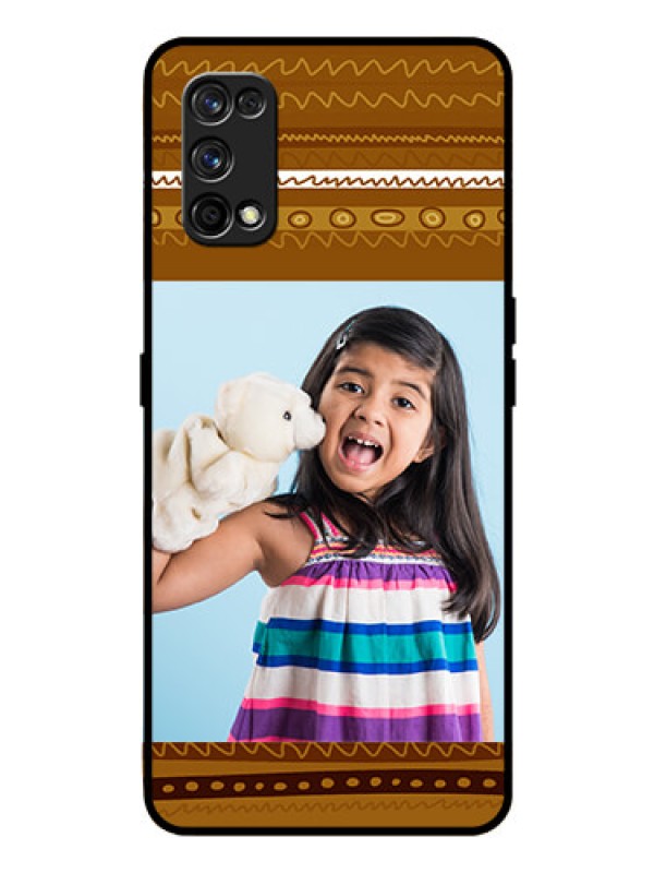 Custom Realme 7 Pro Custom Glass Phone Case  - Friends Picture Upload Design 