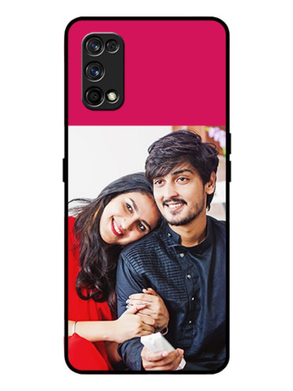 Custom Realme 7 Pro Custom Glass Mobile Case  - Anniversary Cover Design