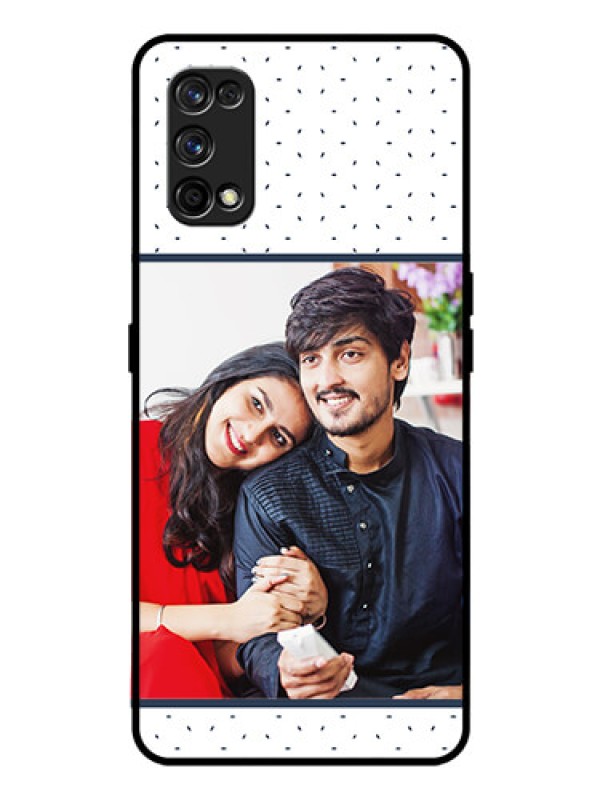 Custom Realme 7 Pro Personalized Glass Phone Case  - Premium Dot Design