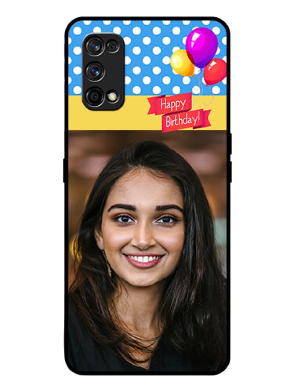 Custom Realme 7 Pro Custom Glass Mobile Case  - Happy Birthday Design
