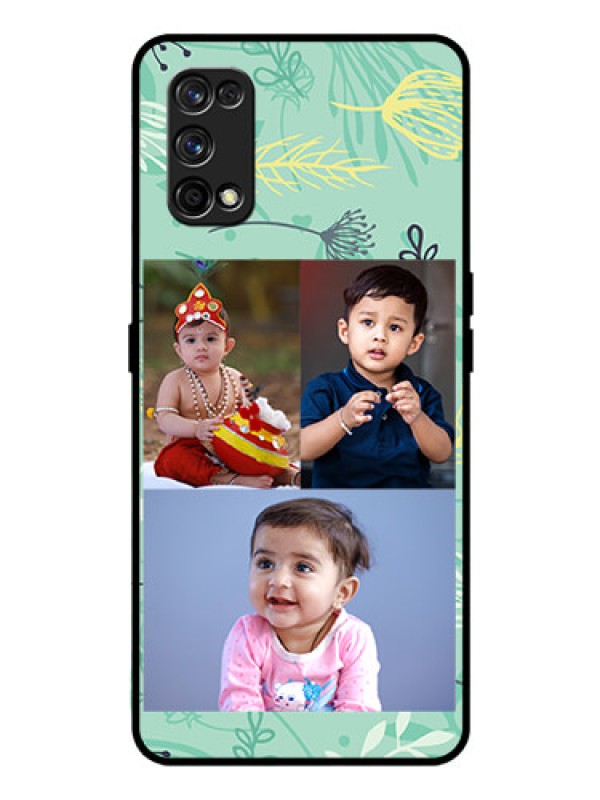 Custom Realme 7 Pro Photo Printing on Glass Case  - Forever Family Design 