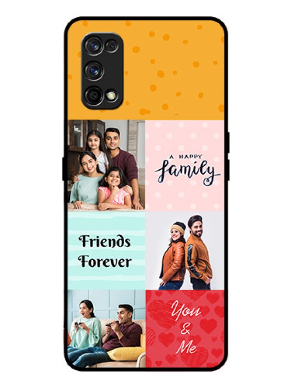 Custom Realme 7 Pro Personalized Glass Phone Case  - Images with Quotes Design